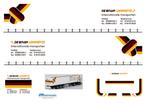 Vrachtauto decal 1:50 De Bruin Lommerts Delfzijl ( trailer ), Hobby en Vrije tijd, Modelauto's | 1:50, Verzenden, Nieuw, Bus of Vrachtwagen