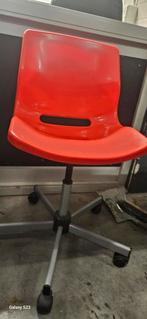 Mooie rode bureau stoel, Ophalen of Verzenden, Zo goed als nieuw