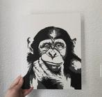 Schilderij chimpansee 20x30, Nieuw, Schilderij, Ophalen of Verzenden