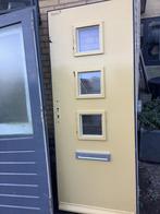 Gebruikte Buitendeur met Glas, Doe-het-zelf en Verbouw, Deuren en Horren, Gebruikt, 80 tot 100 cm, Ophalen of Verzenden, 200 tot 215 cm