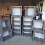Wandschap, stelling, opberg bak, Ophalen, Gebruikt