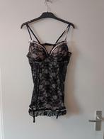 Babydoll incl luxe cadeau doos - Maat XL Hunkermoller, Hunkemöller, Ophalen of Verzenden, Zwart, Overige typen