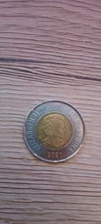 Canadese 2 Dollar Munt 2021, Postzegels en Munten, Munten | Amerika, Ophalen of Verzenden, Noord-Amerika, Losse munt, Goud
