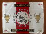 Ajax vlag 100 x 76 cm., Verzamelen, Sportartikelen en Voetbal, Ophalen of Verzenden, Gebruikt, Ajax, Overige typen