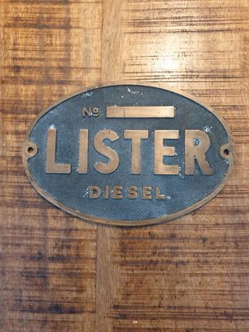 Lister plaat beschikbaar voor biedingen