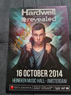 A4 Poster gesigneerd door #1 Dj Hardwell, Verzamelen, Ophalen of Verzenden, Zo goed als nieuw