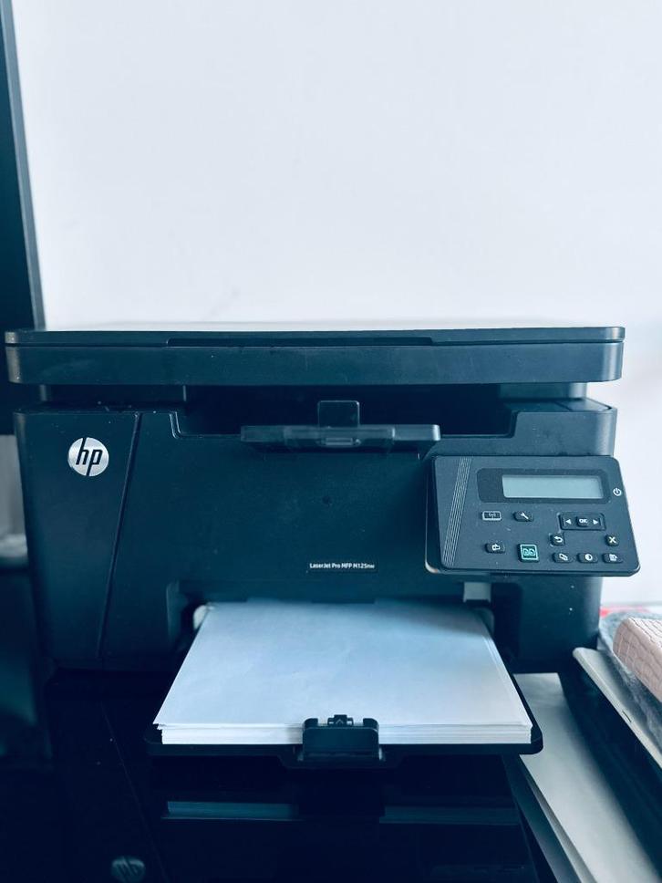 HP Laser printer (LaserJet Pro MFP M125W), Computers en Software, Printers, Zo goed als nieuw, All-in-one, Laserprinter, Kopieren