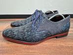 Floris van Bommel herenschoenen maat 46 / 11 nieuwstaat, Blauw, Floris van Bommel, Ophalen of Verzenden, Zo goed als nieuw