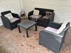 Leuke tuinset, Tuin en Terras, Ophalen, 5 zitplaatsen, Kunststof, Zo goed als nieuw