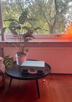 Bijzettafel, zwart, rond, Huis en Inrichting, Tafels | Bijzettafels, Minder dan 55 cm, Rond, Zo goed als nieuw, Hout