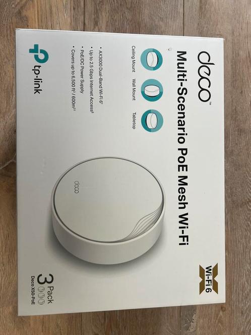TP-Link DECO X50-PoE(3-PACK), Computers en Software, WiFi-versterkers, Zo goed als nieuw, Ophalen of Verzenden