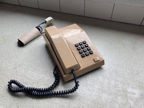 PTT Unifoon – Crème / Licht Mocca (1983), Telecommunicatie, Vaste telefoons | Niet Draadloos, Gebruikt, Ophalen of Verzenden