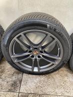 Originele velgen Porsche Cayenne met Michelin Alpin5, Auto-onderdelen, Banden en Velgen, Ophalen, Gebruikt, 285 mm, Banden en Velgen