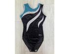 ** ZGAN Agiva Gympakje Turnpakje Velours Turnpak Mt. 164 **, Sport en Fitness, Turnen, Zwart, Zo goed als nieuw, Turnpak(je), Kindermaat 122 t/m 140