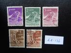 indonesie - gebouwen 1949 (aa-136), Postzegels en Munten, Ophalen of Verzenden, Gestempeld