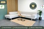 Moderne Hoekbank Creme beige Goossens [Refurbished], 250 tot 300 cm, -, -, Hoekbank