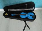 1/2 Studieviool van Gear4music – Blauw – Kinderviool, Muziek en Instrumenten, Gebruikt, 1/2-viool, Viool, Ophalen of Verzenden