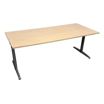 Ahrend 500 Slingerbureau Zilvergrijs Ahorn B180 x D80 beschikbaar voor biedingen