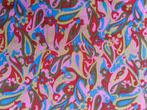 BIJNA GRATIS: Vintage roze paisley lap stof 270x88 (KLS3), Overige materialen, Overige kleuren, Ophalen of Verzenden, 30 tot 120 cm