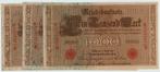 23-527 Duitsland 3x 1000 mark 1910, Postzegels en Munten, Bankbiljetten | Europa | Niet-Eurobiljetten, Verzenden, Duitsland, Los biljet