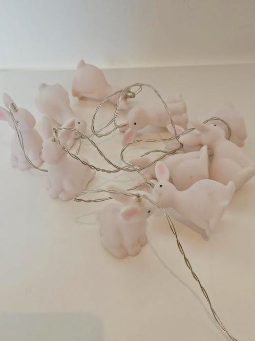 Verlichting - Bunny Lampjes - konijnenlampjes, Huis en Inrichting, Lampen | Hanglampen, Zo goed als nieuw, 50 tot 75 cm, Kunststof