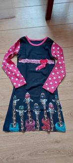 Handmade jurk giraf draagmaat 128, Ophalen of Verzenden, Zo goed als nieuw, Meisje, Jurk of Rok