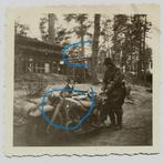BMW motor foto blokhut militair, Ophalen of Verzenden, Landmacht, Duitsland, Foto of Poster