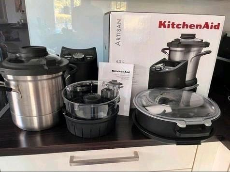 Kitchenaid Artisan Cook-processor met weegschaal Thermomix, Witgoed en Apparatuur, Keukenmixers, Zo goed als nieuw, 4 liter of meer
