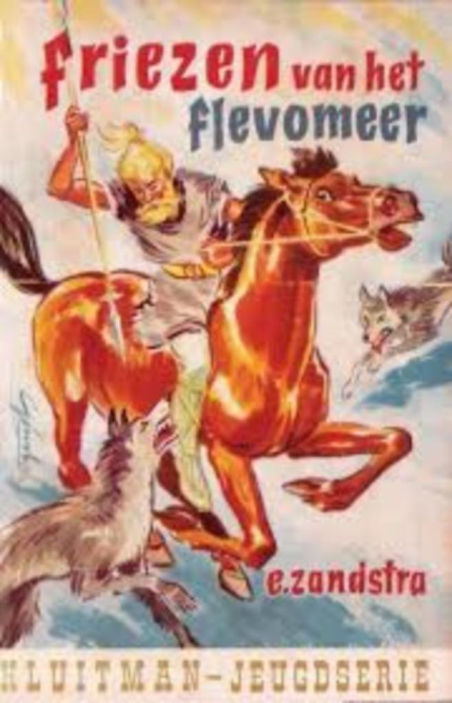 E.Zandstra- Friezen van het Flevomeer 1e druk - Kluitman, Boeken, Kinderboeken | Jeugd | 10 tot 12 jaar, Gelezen, Fictie, Ophalen of Verzenden