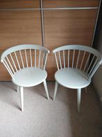 2 vintage spijl stoelen van Pastoe, Huis en Inrichting, Stoelen, Ophalen, Gebruikt, Grijs