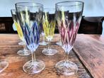 8 vintage champagneglazen, model Harlequin VMC Reims (1), Ophalen of Verzenden