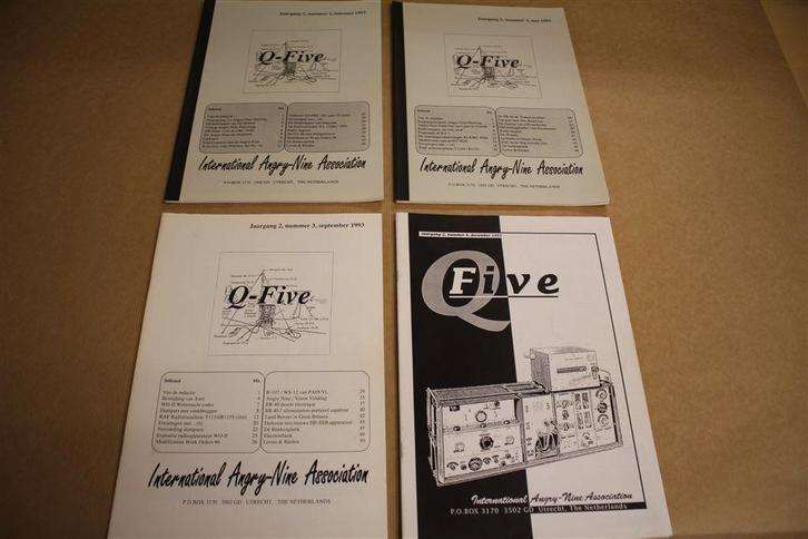 Q Five - 2e Jaargang 1993 [zendamateurs] !!, Boeken, Techniek, Zo goed als nieuw, Bouwkunde, Ophalen of Verzenden
