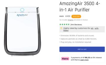 AirDoctor HEPA Air Purifier beschikbaar voor biedingen