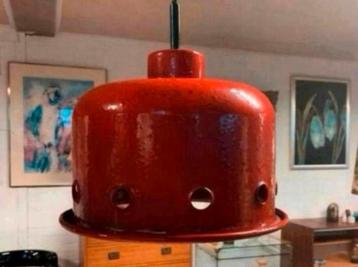 Lamp rode vintage retro space age hanglamp jaren 60 beschikbaar voor biedingen