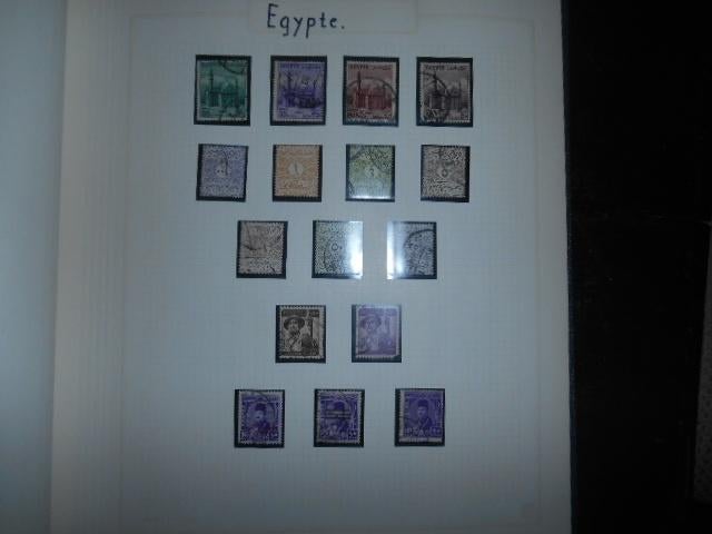 Kavel Egypte  Zie scans, Postzegels en Munten, Postzegels | Volle albums en Verzamelingen, Ophalen of Verzenden, Buitenland