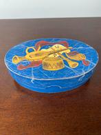 Hout beschilderd doosje volkskunst, Antiek en Kunst, Ophalen of Verzenden