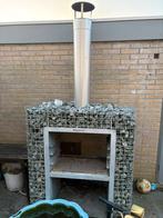 stenen BBQ + openhaard, Ophalen, Gebruikt