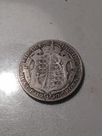 ️️❤️ Half crown 1920 engeland halve kroon george 5, Ophalen of Verzenden, Overige landen, Losse munt, Zilver