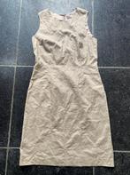 Jurk van Caroll met geborduurde bloemetjes, Kleding | Dames, Jurken, Beige, Maat 38/40 (M), Ophalen of Verzenden, Onder de knie