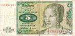 Duitsland 5 mark 1960 - VF, Verzenden, Duitsland, Los biljet