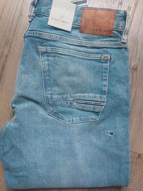 CAST IRON Riser slimfit jeans W34 L36, Kleding | Heren, Spijkerbroeken en Jeans, Nieuw, W33 - W34 (confectie 48/50), Blauw, Ophalen of Verzenden