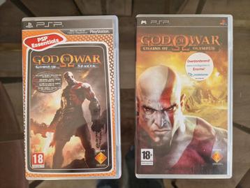 God of War PSP Games Ghost of Sparta & Chains of Olympus beschikbaar voor biedingen