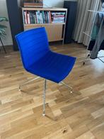 Arper | Catifa 46 | Vergaderstoel | Bureaustoel | Draaibaar, Blauw, Zo goed als nieuw, Metaal, Eén