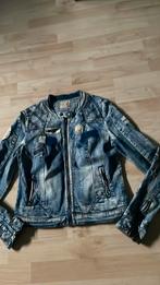 Mooi VINTAGE   spijker jasje maat M, Kleding | Dames, Jasjes, Kostuums en Pakken, Ophalen of Verzenden, Zo goed als nieuw, Blauw