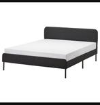 Ikea Slattum bed 140x200, Ophalen, Blauw, 140 cm, Zo goed als nieuw
