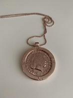 Ketting met Juliana munt, Sieraden, Tassen en Uiterlijk, Kettingen, Ophalen of Verzenden, Zo goed als nieuw, Goud, Overige materialen