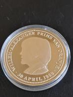 1980 medaille Willem Alexander kroning Beatrix 30 april, Verzenden, Overige materialen, Nederland