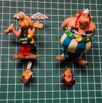 Asterix en Obelix gummifiguren en pins, Ophalen of Verzenden, Asterix en Obelix, Gebruikt, Beeldje of Figuurtje