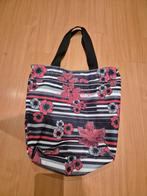 Leuke Shopper met Bloemenprint, Ophalen of Verzenden, Zo goed als nieuw, Zwart, Shopper