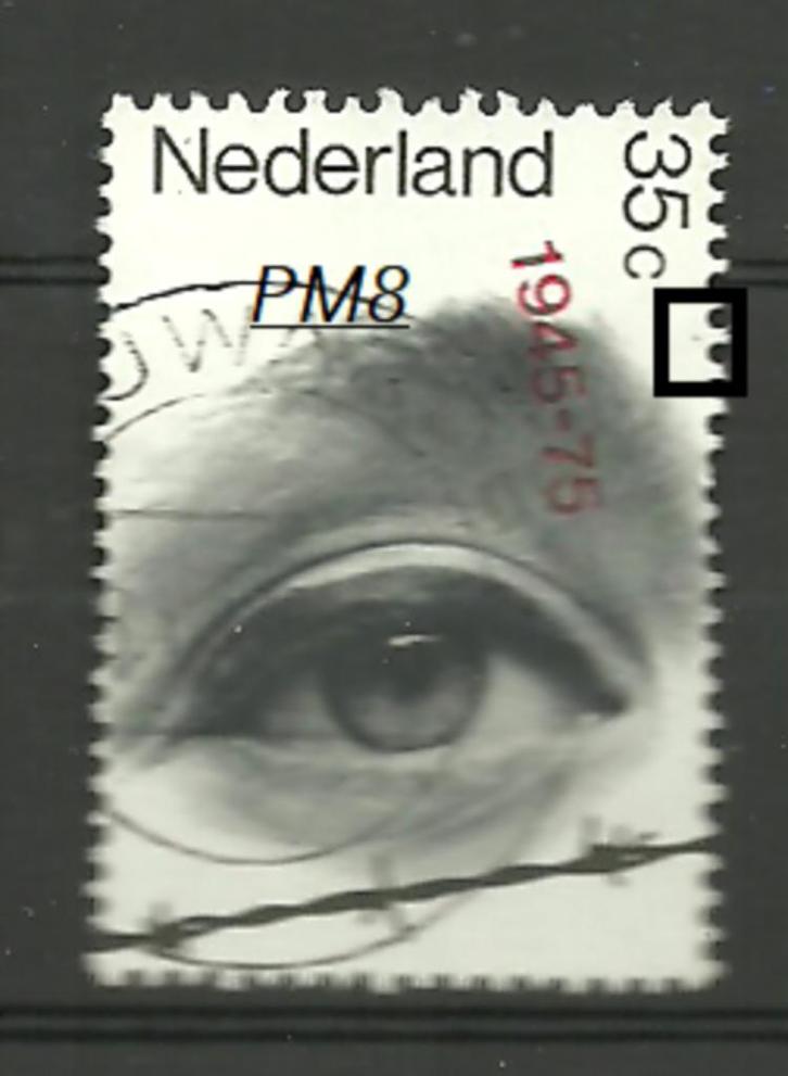 postz. plaatfouten  { k30 }, Postzegels en Munten, Postzegels | Nederland, Gestempeld, Na 1940, Ophalen of Verzenden